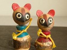 Par de bonecas japonesas antigas Sosaku Tanuki Kokeshi 6,5cm (2,6") da Semi fonte termal comprar usado  Enviando para Brazil