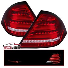 Luzes traseiras vermelhas compatíveis com sinal sequencial de LED classe C 2001-2004 Mercedes-Benz W203, usado comprar usado  Enviando para Brazil