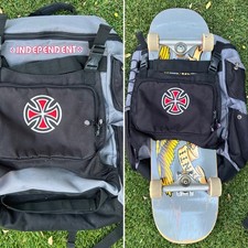 Mochila Vintage Independente Caminhões Preta Vermelha Skateboarding Bolsa OG comprar usado Mochila Vintage Independente Caminhões Preta Vermelha Skateboarding Bolsa OG comprar usado  Enviando para Brazil