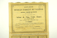 Societe minerais argent d'occasion  Paris XV