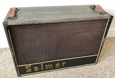 1964 Selmer Bassmaster Alto-falante Cabine Goodmans 2x 12” Para Amplificador de Válvula de Guitarra comprar usado  Enviando para Brazil