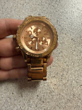 Relógio analógico masculino Nixon The 42-20 Chrono "Minimize" cronógrafo ouro rosa, usado comprar usado  Enviando para Brazil
