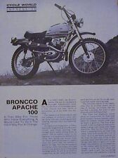 Impressão de motocicleta BRONCO APACHE 100 artigo 1971 comprar usado  Enviando para Brazil