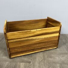 Acacia wood box for sale  Livingston