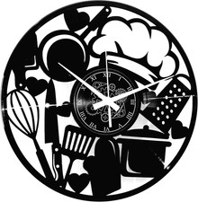Orologio parete chef usato  Roma