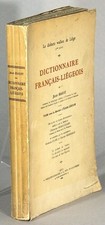 dictionnaire wallon d'occasion dictionnaire wallon d'occasion Expédié en Belgium