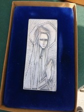 Bassorilievo madonna argento usato  Catania