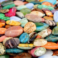 Lote de pedras preciosas 250 ct cabochão tamanho e forma livre natural mistura solta semipreciosa comprar usado  Enviando para Brazil
