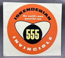 Iskenderian Cams Vintage 5" Adesivo Waterslide Original 555 Hot Rat Rod NHRA Isky comprar usado  Enviando para Brazil