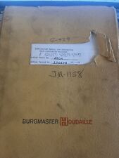 Lubrication manual burgmaster for sale  Chouteau