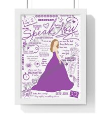 Speak swiftie poster for sale  STOKE-ON-TRENT