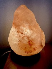Salzkristall lampe holzsockel gebraucht kaufen  Maßweiler