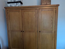 Solid oak triple for sale  CHESTER
