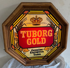 tuborg lighted gold beer sign for sale  Sugarloaf