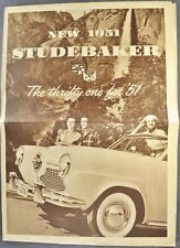 1951 studebaker brochure for sale  Olympia