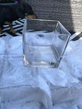 10x10cm glass cube for sale  WICKFORD