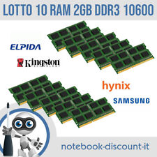 Lotto ram 2gb usato  Arezzo