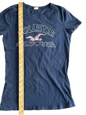 Usado, Camiseta feminina vintage Y2K Hollister California ajuste fino logotipo soletrado G comprar usado  Enviando para Brazil