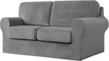Velvet stretch sofa for sale  COVENTRY