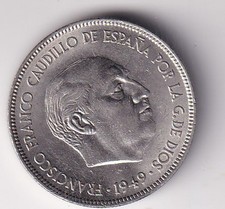 Spagna pesetas 1949 usato Spagna pesetas 1949 usato  Mola di Bari