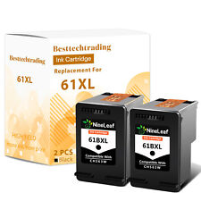 Cartucho de tinta preta 2PK 61XL para HP Deskjet 2540 2541 2542 2510 2511 2512 2050A comprar usado  Enviando para Brazil