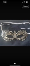 Silver masquerade ball for sale  MAIDSTONE