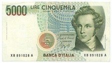 5000 lire italia usato  Pignataro Maggiore