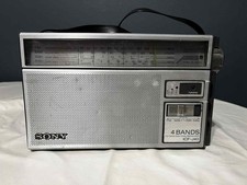 Receptor Sony ICF-J40 4 bandas FM/MW/SW1/SW2 funcionamento raro (leia a descrição) comprar usado  Enviando para Brazil