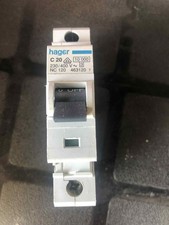 Hager nc120 20a for sale  TAVISTOCK