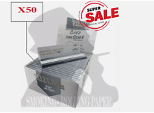 Cartine Rizla Argento Lunghe Silver KING SIZE Scatole Da 50 Libretti comprar usado  Enviando para Brazil