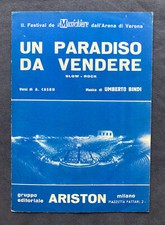 Spartito umberto bindi usato  Italia