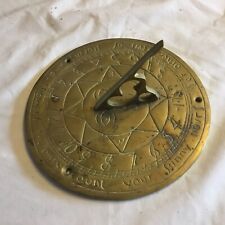 Vintage brass sundial for sale  BIDEFORD