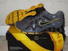 Nike Shox Turbo+ 13 LAF LIVESTRONG Cinza Escuro Masculino Tamanho 10.5 EUC 526531-007 2012, usado comprar usado  Enviando para Brazil