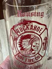 Caneca de vidro Tuckahoe, NJ Volunteer Fire Co. 1980 comprar usado Caneca de vidro Tuckahoe, NJ Volunteer Fire Co. 1980 comprar usado  Enviando para Brazil