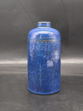 Vase bouteille bleu d'occasion  Lusigny-sur-Barse