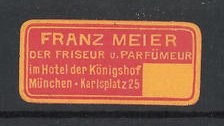 Präge reklamemarke friseur gebraucht kaufen  Berlin
