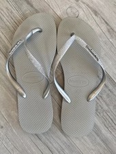 Tanga Havaianas Feminina Slim Sparkle Prata, chinelos/slippers tamanho 39-40 comprar usado  Enviando para Brazil