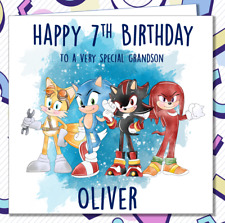 Personalised sonic hedgehog for sale  CROYDON