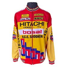 Jaqueta de ciclismo Hitachi Eddy Merckx vermelha com zíper completo acrílica masculina EU54 UK44, usado comprar usado  Enviando para Brazil