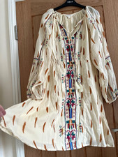 Monsoon cream voile for sale  WELLINGBOROUGH