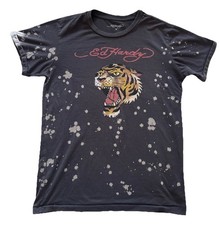 Usado, Camiseta Vintage Ed Hardy Tiger Black Splash Ponto Único Tamanho P comprar usado Usado, Camiseta Vintage Ed Hardy Tiger Black Splash Ponto Único Tamanho P comprar usado  Enviando para Brazil