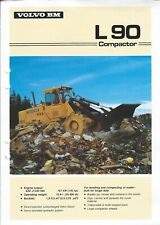 Folheto de equipamento - Volvo BM - L90 - Compactador de lixo para aterro sanitário - c1988 (E6106) comprar usado  Enviando para Brazil