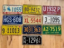 Paquete de 10 matrículas vintage de los años 60 a 70 segunda mano  Embacar hacia Mexico