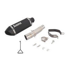 Silenciador traseiro tubo link médio sistema de escape deslizante 370 mm para Honda CBR300R CB300F comprar usado Silenciador traseiro tubo link médio sistema de escape deslizante 370 mm para Honda CBR300R CB300F comprar usado  Enviando para Brazil