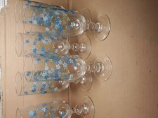 Coupes champagne myosotis d'occasion  Cires-lès-Mello