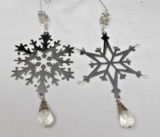 Embellished metallic snowflake for sale  Lugoff