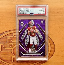 2024 Phoenix Jayden Daniels Purple Lazer PSA 10 Commanders RC Pop 1, usado comprar usado  Enviando para Brazil