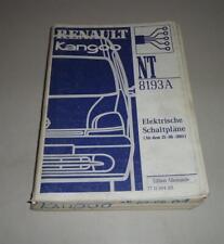 Diagramas de cableado eléctrico/eléctrico manual taller Renault Kangoo - 06/2001 segunda mano  Embacar hacia Argentina