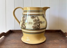Giant mochaware jug for sale  EVESHAM