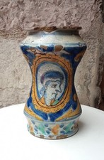 Antico albarello maiolica usato  Gubbio